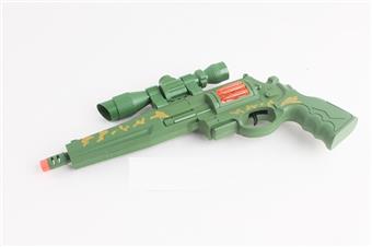 Camouflage left wheel vibrating flint gun   ITEM NO.： W069085
