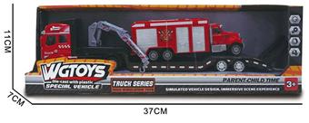 1: 50 alloy trailer with fire water   ITEM NO.： W082662