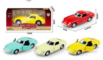 1: 32 alloy rebound simulation vintage car Ferrari   ITEM NO.： W082617