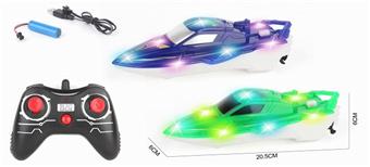 2.4 Remote control cruise ship fast boat (boat) flashing lights with electricity   ITEM NO.： W074935