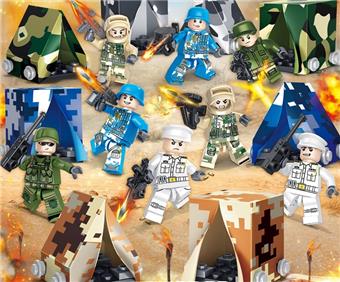 Military Tent Series, 20pcs   ITEM NO.： W084112