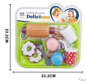 Hamburger Set, Children's Puzzle Toys, Home Simulation Food Model Set   ITEM NO.： W071619