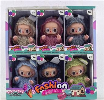 5-inch display box and 6-small box set [Real Fat Child with Key Ring] Bubble Matra Cloth Doll Series   ITEM NO.： W076578