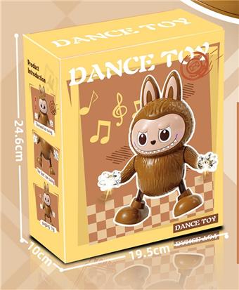 Labubu electric sound and light dancing robot   ITEM NO.： W077436