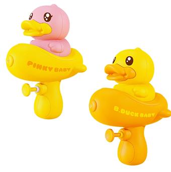 Summer Toys Genuine Authorization Yellow Duck Banana Kayak Water Gun Small Water Gun Summer Toys Water Splash Cannon   ITEM NO.： W079053