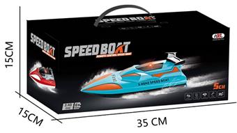 Five way remote control lighting simulation high-speed speedboat (2.4G)   ITEM NO.： W075104