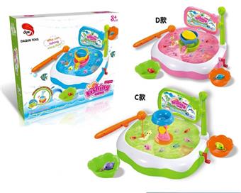 Parent child Fishing Toy (C Type 3-Color Mixed) - Children's Puzzle Toy Early Education Fishing Toy   ITEM NO.： W073248
