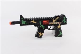 Camouflage vibrating flint gun   ITEM NO.： W069031