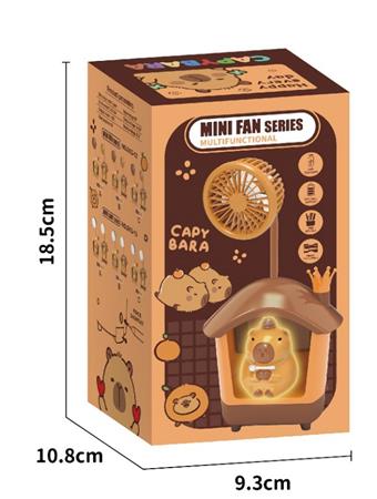 Capibala Nightlight Fan   ITEM NO.： W078360