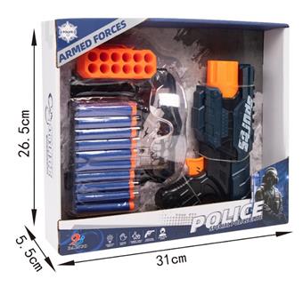 Police Soft Bullet Gun Set   ITEM NO.： W079504