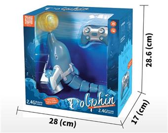 2.4G remote control dolphin/remote control boat water play toy   ITEM NO.： W075040