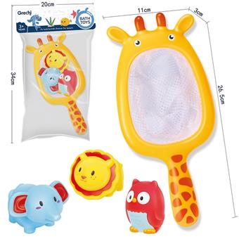 Giraffe Fishing 4-piece Set   ITEM NO.： W082092
