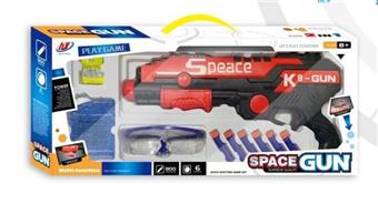 Water bullet gun/EVA soft bullet gun mixed red and blue   ITEM NO.： W080974
