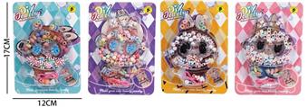 Rubble DIY Water Washed Beads (Four Mixed Types) Set of 24 pieces   ITEM NO.： W076565
