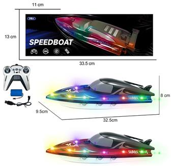 2.4G Double Paddle High Speed Remote Controlled Boat   ITEM NO.： W074633