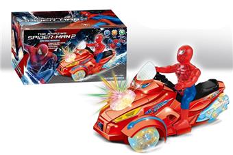 Spider Man electric tricycle with universal lighting and music   ITEM NO.： W078934
