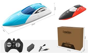 Double paddle remote-controlled boat (small size)   ITEM NO.： W074728