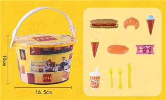 Hamburger Family Bucket Play House   ITEM NO.： W070551
