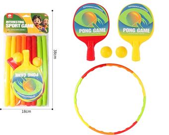 Big table tennis racket+hula hoop   ITEM NO.： W082342