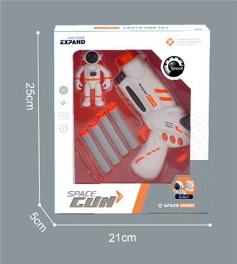 Space acousto-optic soft bullet gun   ITEM NO.： W079290