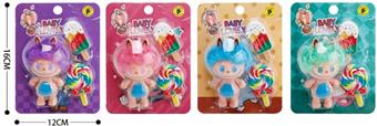 Labu plush toy+lollipop ice cream (4 mixed options)   ITEM NO.： W076561