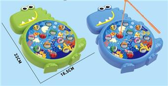 Crocodile Fishing Plate   ITEM NO.： W072624