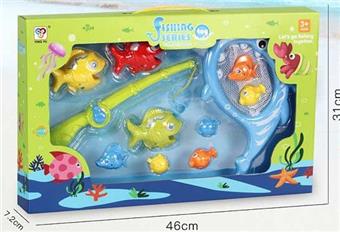 Fishing and water play toy, green/blue, mixed with 2 colors   ITEM NO.： W074363