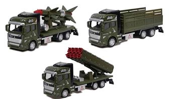 1: 3 models of 50 alloy regenerative military vehicles   ITEM NO.： W082748