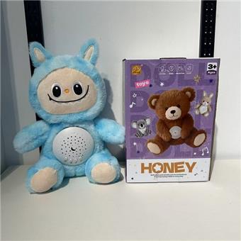 Tie dye gradient labubu rabbit doll (soothing starry sky projector)   ITEM NO.： W078693