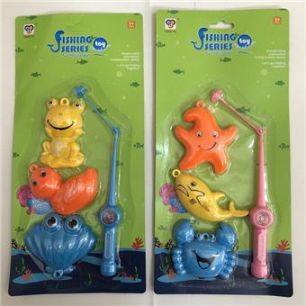 Beach toy fishing, pink/blue, mixed with 2 colors   ITEM NO.： W074422