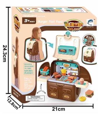 Burger backpack   ITEM NO.： W070087