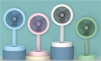 Charging small fan (foldable)   ITEM NO.： W075243