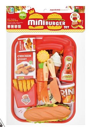 Home style Burger Vegetable Cheesecake Combo Set   ITEM NO.： W070352