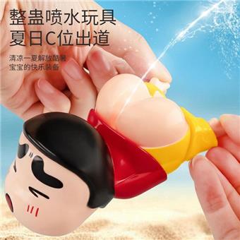 Tiktok Crayon Small New Water Gun Trick Creative Toys Zishui Gun Water Jet Decompression Ornaments Water Fight Toys   ITEM NO.： W079020
