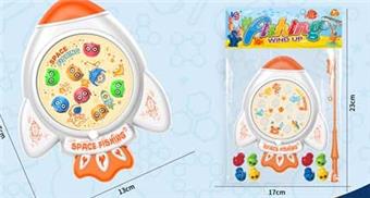 Chain Rocket 8 Fish Fishing Disk Magnetic Attraction (Three Color Mixed)   ITEM NO.： W073401