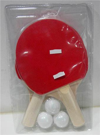 Children's fun practice wooden table tennis racket   ITEM NO.： W082434