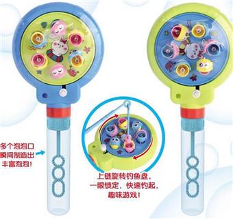 Fishing Plate&Bubble Stick (12PCS single price)   ITEM NO.： W073770