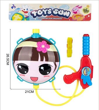 Pull out backpack water gun   ITEM NO.： W068487