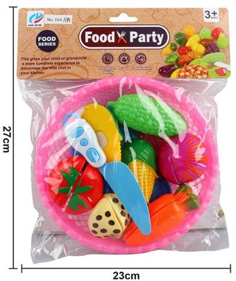 Fruit Cutting Joy (Round Basket)   ITEM NO.： W069739