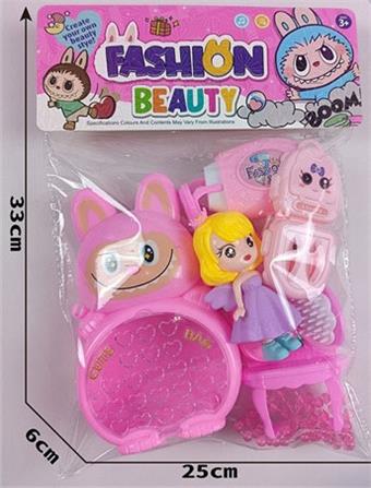 Labu bag with lighting, music, and doll accessories   ITEM NO.： W076540