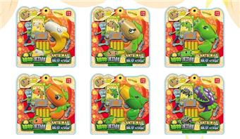 Carrots/Coconuts/Carnivorous Flowers/Bananas/Corn/Peas Soft Bullet Gun/Soft Bullets/Cards/Zombies   ITEM NO.： W080728