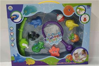 Vinyl Fishing Marine Animals/No Mixed/1 24 Color   ITEM NO.： W071986