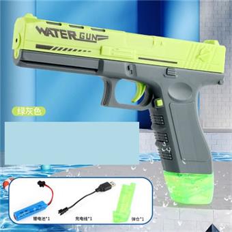 Water gun green gray/lithium battery * 1 charging cable * 1 magazine * 1   ITEM NO.： W069188