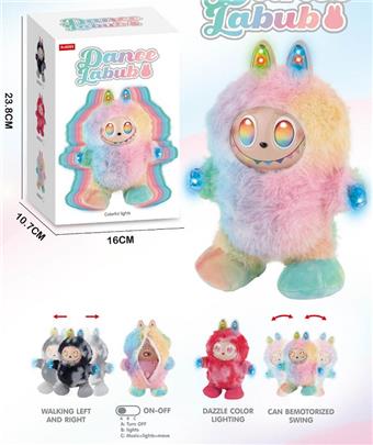 Electric Plush Pulling Cloth Colorful   ITEM NO.： W077156