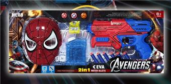 Water Bullet Gun/EVA Soft Bullet Gun Spider Man   ITEM NO.： W080742