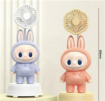 Cartoon canvas fan with pencil sharpener   ITEM NO.： W076613