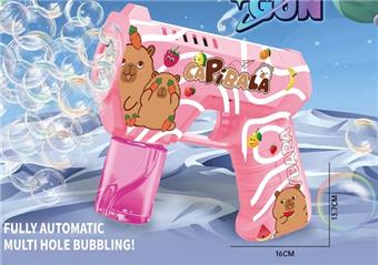Kapibala Bubble Gun (with 1 bottle of 50ML Bubble Water)   ITEM NO.： W078685