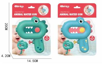 Dinosaur Mini Water Gun (2-Color Mixed)   ITEM NO.： W069526