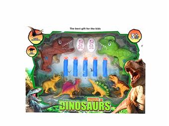 Dinosaur Soft Bullet Gun Set   ITEM NO.： W081841