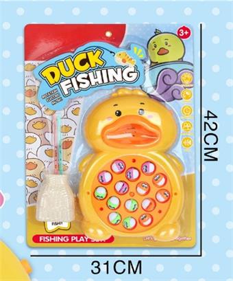 Electric music spinning fishing duck   ITEM NO.： W072373